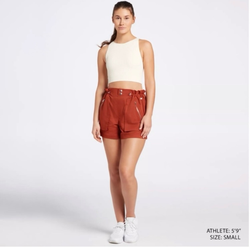 NWT Calia Journey Collection Woven Paperbag Short, Size: Small
